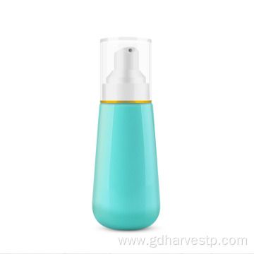 High Quality Empty Plastic Green Lotion Pump Bottle